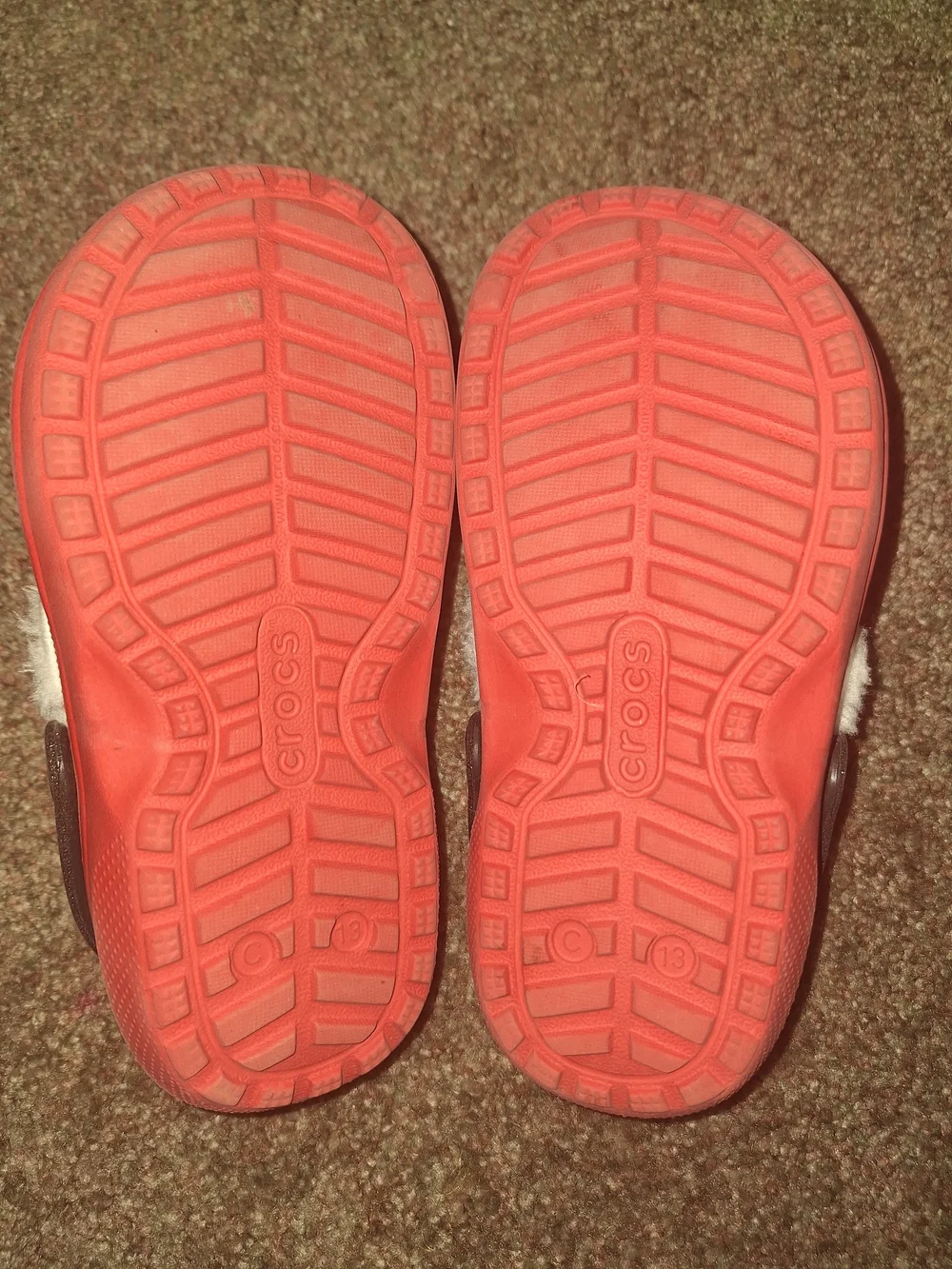 Crocs Kids' Cozy Lined Clog - Coral Pink